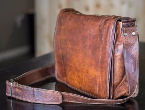 Leather messenger bag all - messenger,